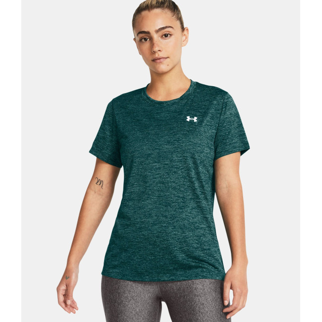 T-shirt dames UA Tech™ Twist - Zeegroen - Under Armour