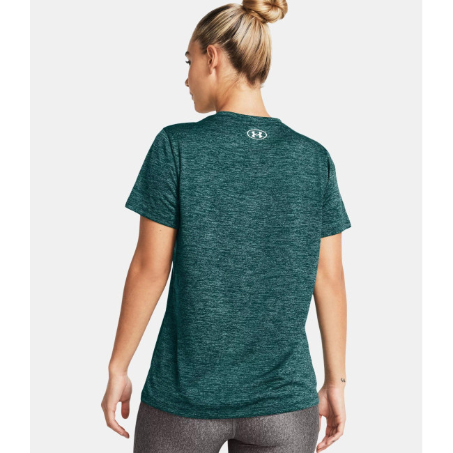 T-shirt dames UA Tech™ Twist - Zeegroen - Under Armour