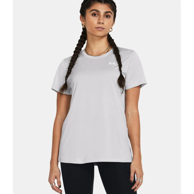 T-shirt femme UA Tech™ Twist - Gris Halo - Under Armour