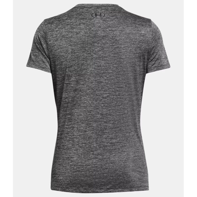 T-shirt avec col en V femme UA Tech™ Twist - Gris Pierre - Under Armour