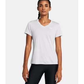 T-shirt avec col en V femme UA Tech™ Twist - Gris Halo - Under Armour
