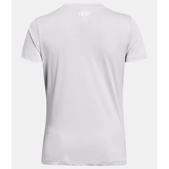 UA Tech™ Twist V-Ausschnitt T-Shirt für Damen - Halo Grau - Under Armour