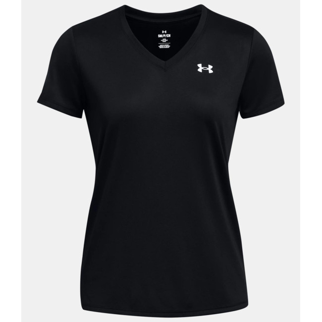 T-shirt avec col en V femme UA Tech™- Noir - Under Armour