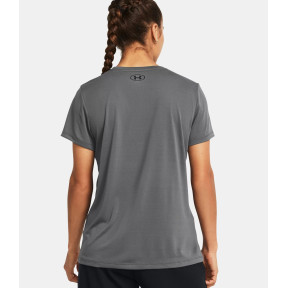 UA Tech™ V-Ausschnitt T-Shirt für Damen - Steingrau - Under Armour