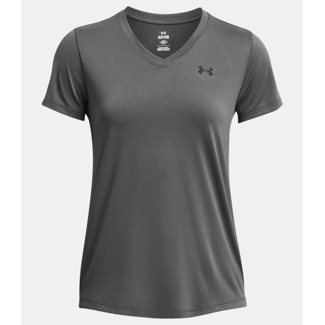 T-shirt avec col en V femme UA Tech™- Gris Pierre - Under Armour