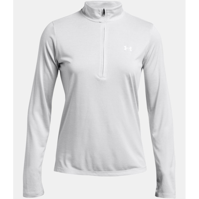 UA Tech™ Twist Damen ½ Zip Oberteil - Halo Grau - Under Armour