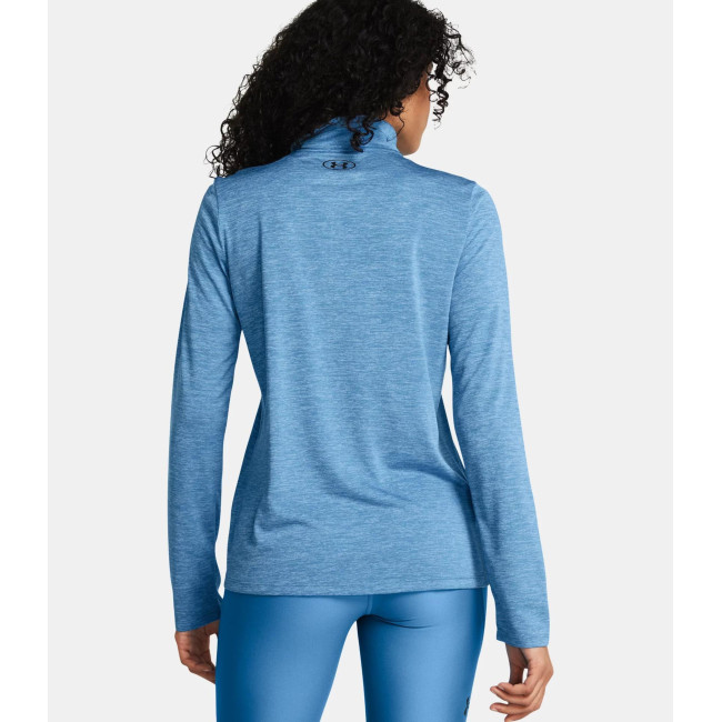 Haut femme UA Tech™ Twist ½ Zip - Bleu Turquoise - Under Armour