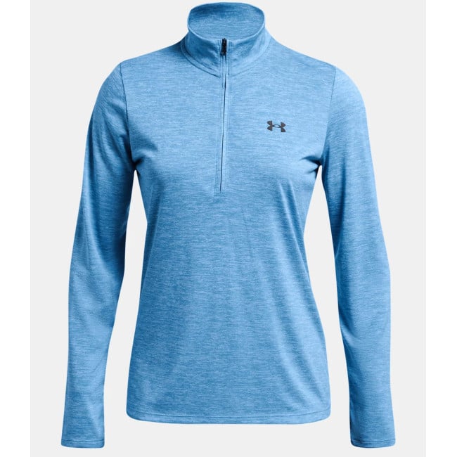 Haut femme UA Tech™ Twist ½ Zip - Bleu Turquoise - Under Armour