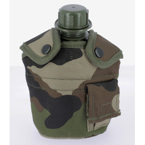 Gourde avec gobelet et housse Camo - Miltec