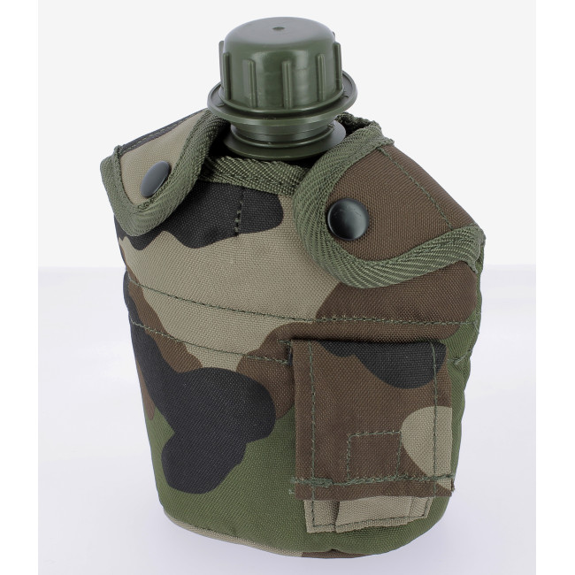 Manierka z kubkiem i pokrowcem Camo - Miltec