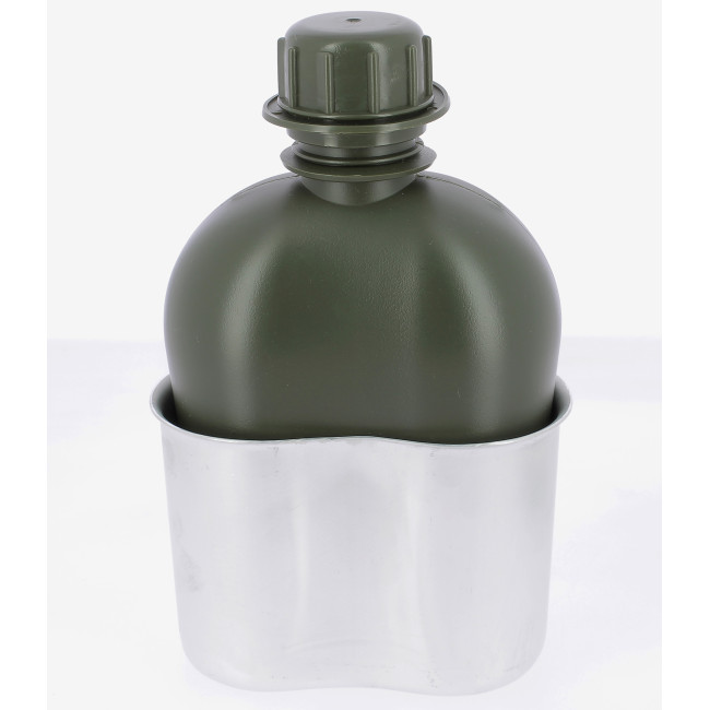 Gourde avec gobelet et housse Camo - Miltec