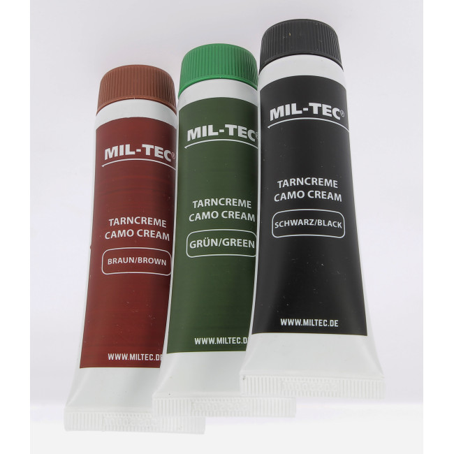 Set de crème Grimage militaire Woodland - Miltec Set de crème Grimage militaire Woodland - Miltec