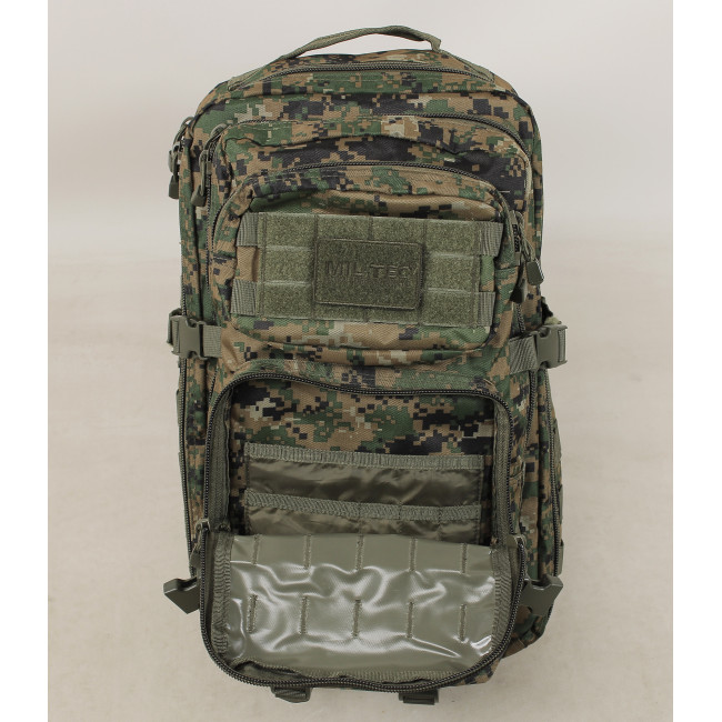 US Assault Rucksack 36L DIGITAL W/L Camo - Miltec