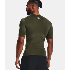 T-shirt à manches courtes HeatGear® Armour pour homme - Vert Olive - Under Armour