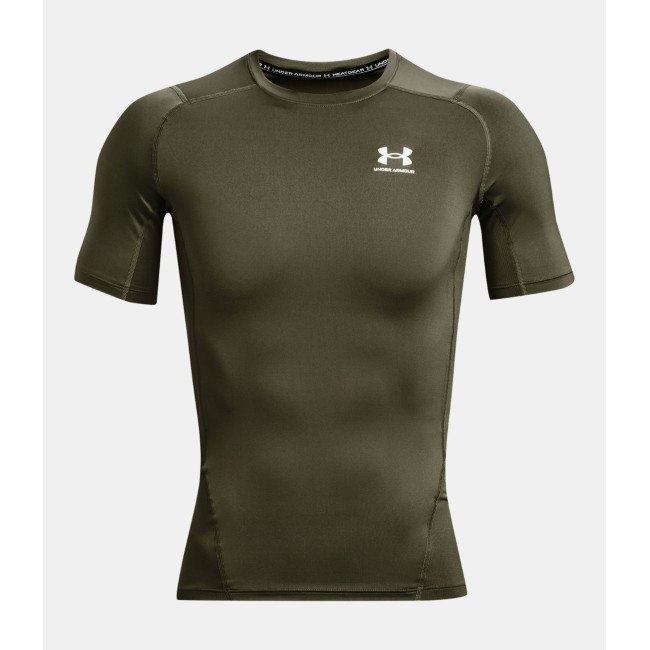 HeatGear® Armour Kurzarm-T-Shirt für Herren - Olivgrün - Under Armour