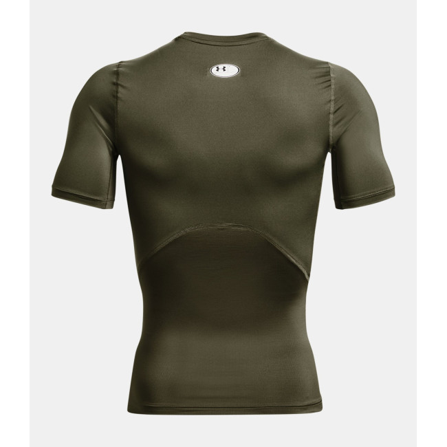 T-shirt à manches courtes HeatGear® Armour pour homme - Vert Olive - Under Armour