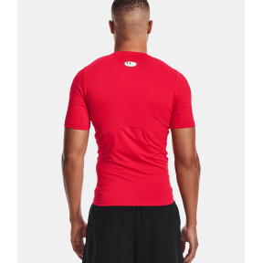T-shirt à manches courtes HeatGear® Armour pour homme - Rouge - Under Armour