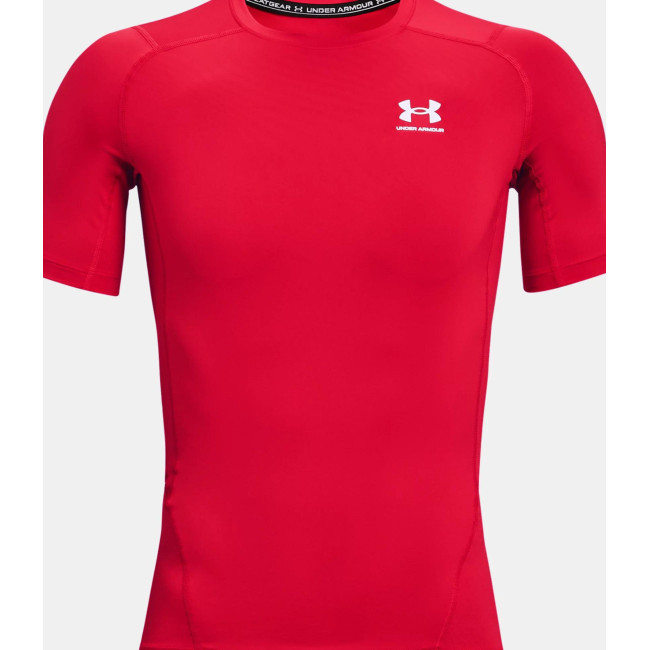 T-shirt à manches courtes HeatGear® Armour pour homme - Rouge - Under Armour