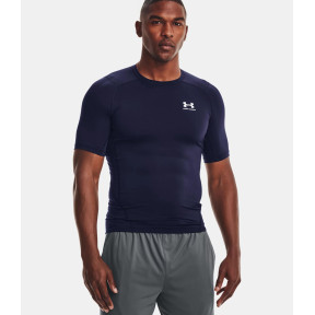 T-shirt à manches courtes HeatGear® Armour pour homme - Bleu Marine - Under Armour