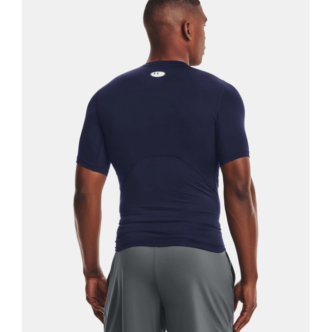 HeatGear® Armour Kurzarm-T-Shirt für Herren - Marineblau - Under Armour