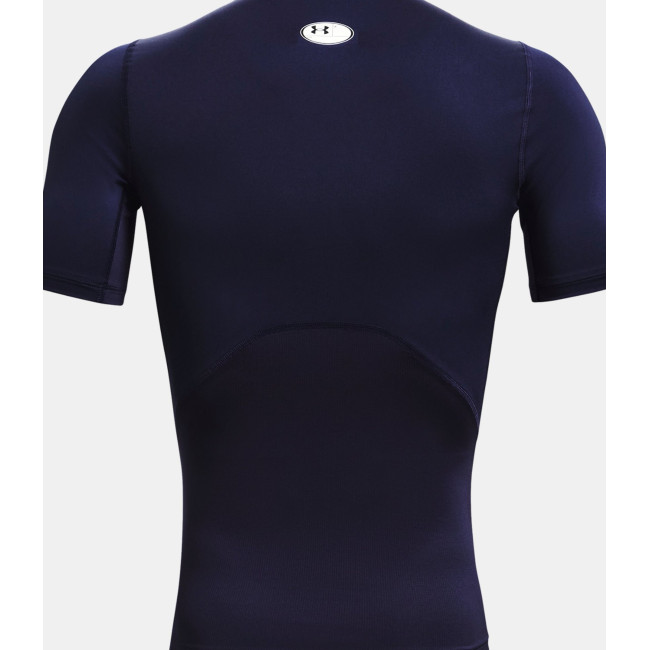 T-shirt à manches courtes HeatGear® Armour pour homme - Bleu Marine - Under Armour