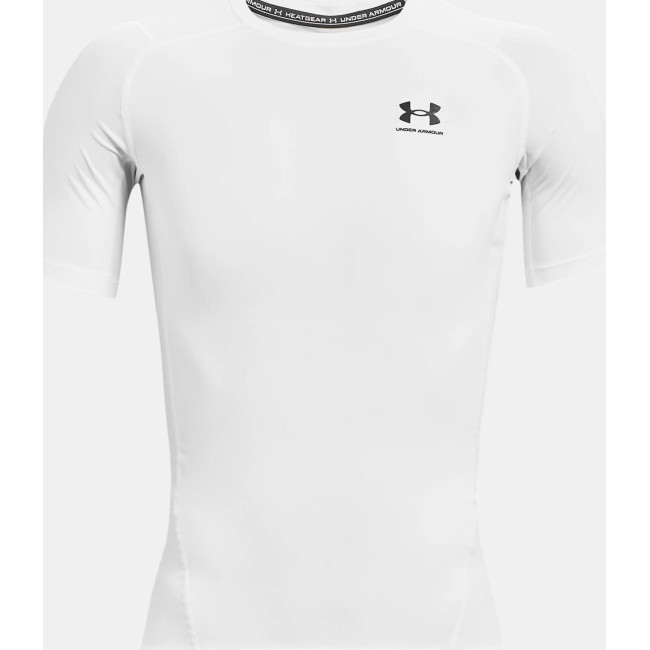 T-shirt met korte mouwen HeatGear® Armour voor heren - Wit - Under Armour