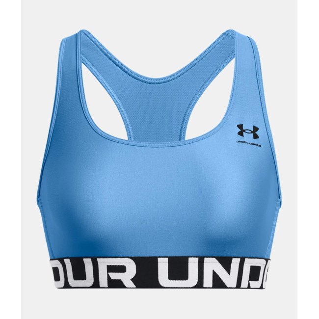 Soutien-gorge HeatGear® Armour Mid Branded Sports - Bleu Turquoise - Under Armour