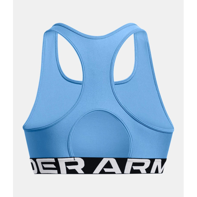 Sport-BH HeatGear® Armour Mid Branded Sports - Turquoise - Under Armour
