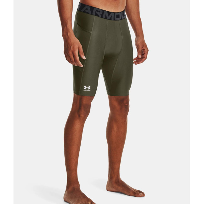 Short long à poches HeatGear® pour homme - Vert Olive - Under Armour