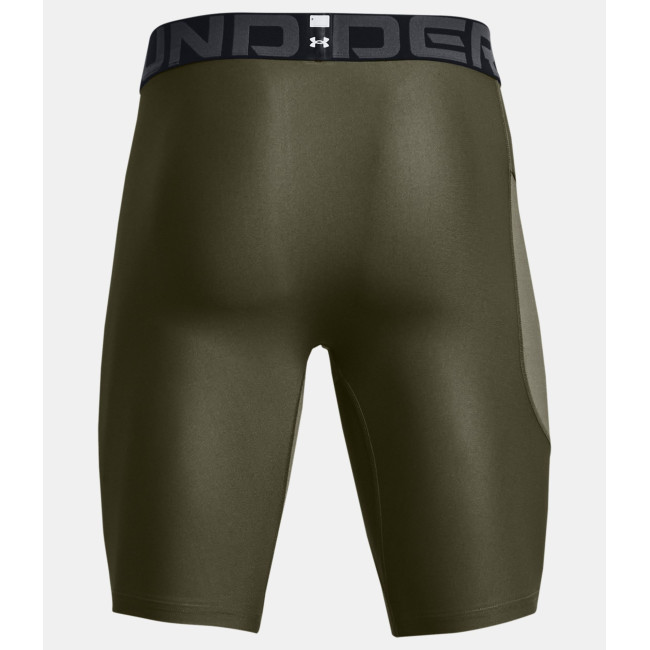 Short long à poches HeatGear® pour homme - Vert Olive - Under Armour