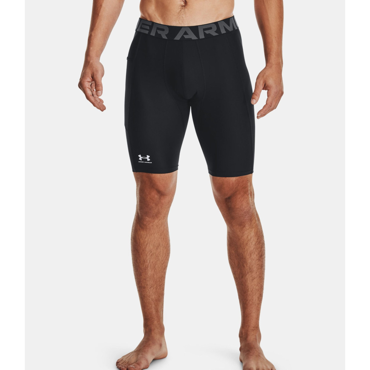 Men's HeatGear® Pocket Long Shorts Black Under Armour