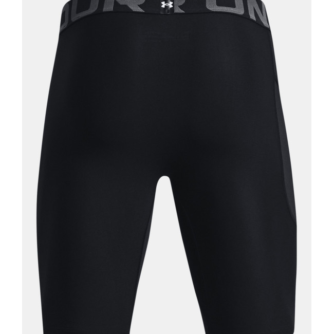 Lange short met zakken HeatGear® voor heren - Zwart - Under Armour