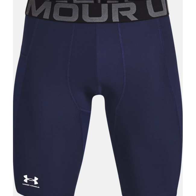 Długie spodenki z kieszeniami HeatGear® dla mężczyzn - Granatowe - Under Armour
