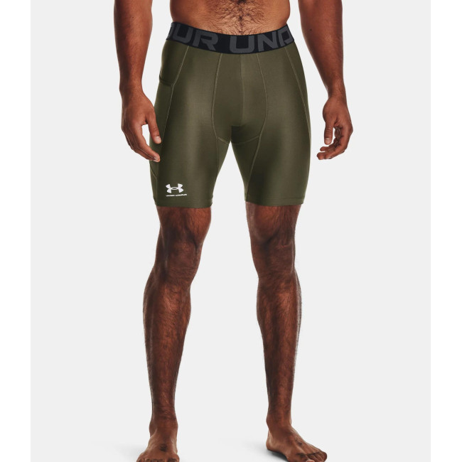 Compressie short HeatGear® Armour voor heren - Olijfgroen - Under Armour