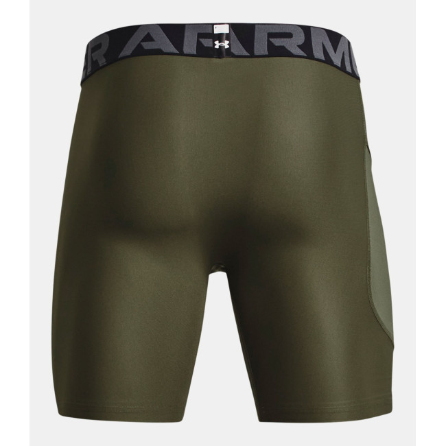 Compressie short HeatGear® Armour voor heren - Olijfgroen - Under Armour
