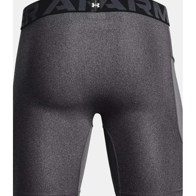 Spodenki kompresyjne HeatGear® Armour dla mężczyzn - Szary Melanż / Czarne - Under Armour