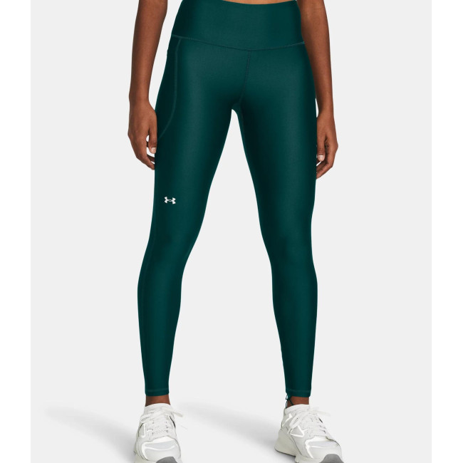 Długie legginsy z wysokim stanem HeatGear® Armour dla kobiet - Morski - Under Armour