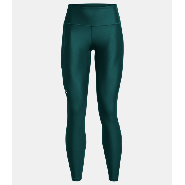 Długie legginsy z wysokim stanem HeatGear® Armour dla kobiet - Morski - Under Armour