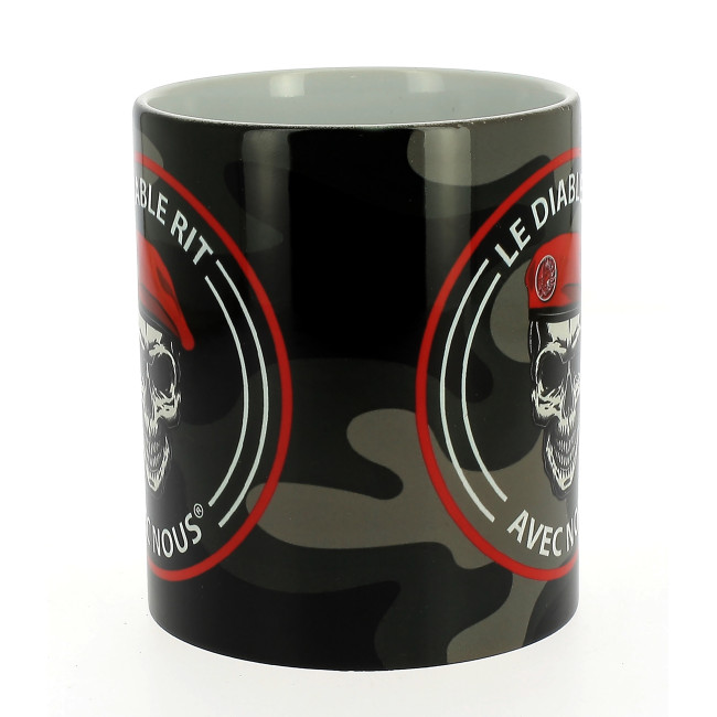 Mug Le Diable Rit Avec Nous Metro - Army Design