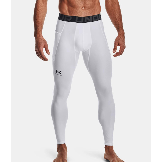 HeatGear® Armour Legging voor heren - Wit - Under Armour