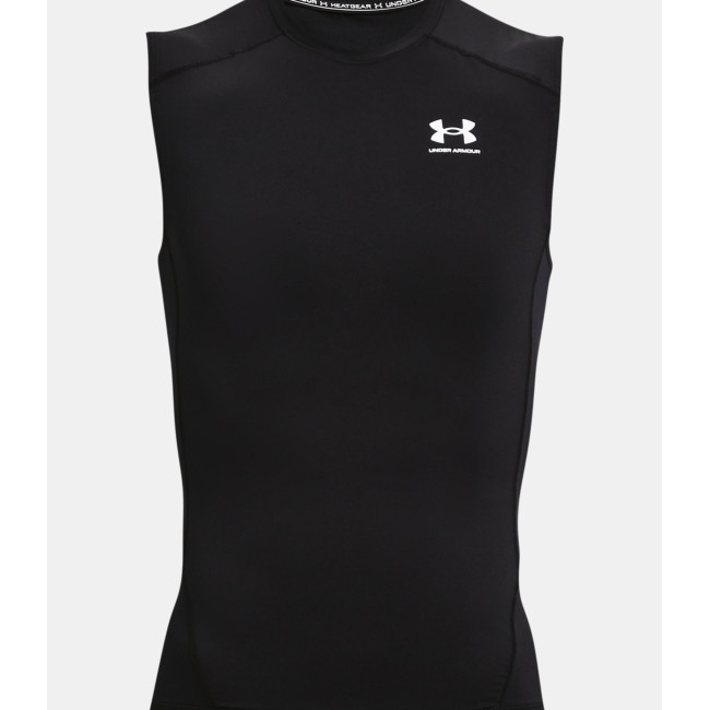 Mouwloos shirt HeatGear® Armour voor heren - Zwart - Under Armour
