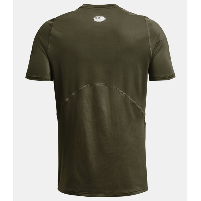 Haut ajusté à manches courtes HeatGear® Armour pour homme - Vert Olive - Under Armour