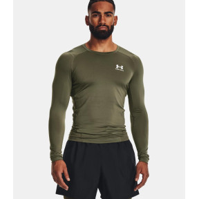 Koszulka z długimi rękawami HeatGear® Armour dla mężczyzn - Oliwkowy - Under Armour
