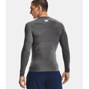 Haut à manches longues HeatGear® Armour pour homme - Gris Chiné / Noir - Under Armour