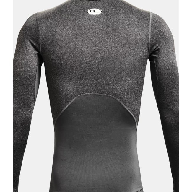 Haut à manches longues HeatGear® Armour pour homme - Gris Chiné / Noir - Under Armour