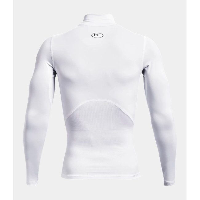 Longsleeve shirt met hoge kraag HeatGear® Armour voor heren - Wit - Under Armour