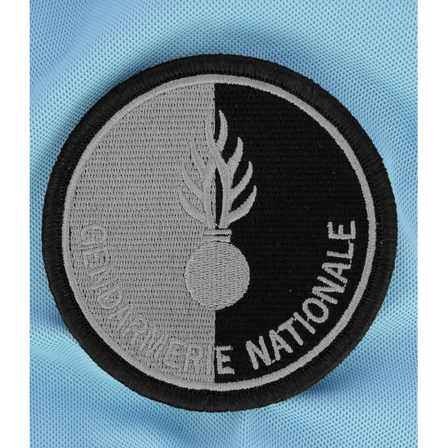 Nicht zugelassenes Gendarmerie-Abzeichen niedrige Sichtbarkeit Schwarz - DMB Products