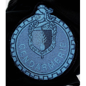 Klett-Abzeichen für Motorradfahrer Gendarmerie niedrige Sichtbarkeit Blau - DMB Products
