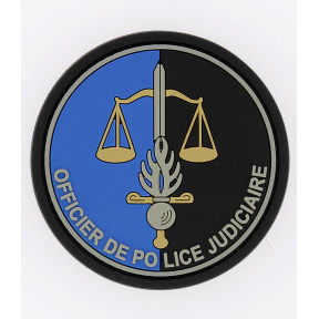 Ecusson PVC Officier de Police Judiciaire - DMB Products