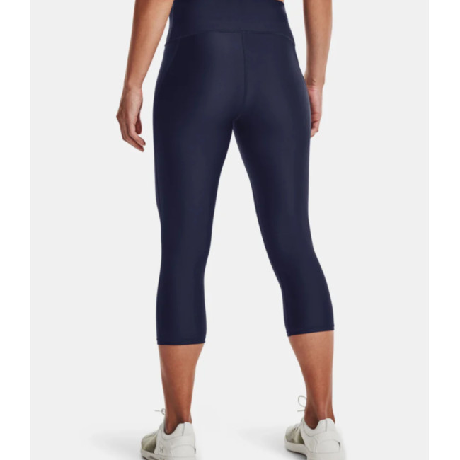 Legginsy 3/4 HeatGear® Armour z wysokim stanem dla kobiet - Granatowe - Under Armour